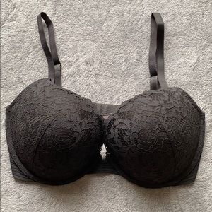 Gently Worn Bra Black Lace VS Very Sexy Push Up